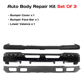 2003-2007 Chevrolet Silverado 1500 Front Bumper Primed & Valance Textured Kit | OEM Fit