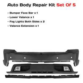 2019-2021 Chevrolet Silverado 1500 Front Bumper Paintable & Valance Kit | OEM Fit
