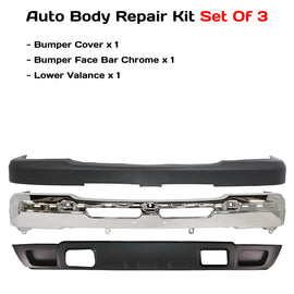 2003-2007 Chevrolet Silverado 1500 2500 Front Bumper Chrome & Valance Kit | OEM Fit