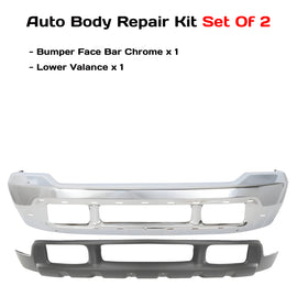 1999-2004 Ford F-250 Super Duty and 350 Front Bumper Chrome & Valance Kit | OEM Fit