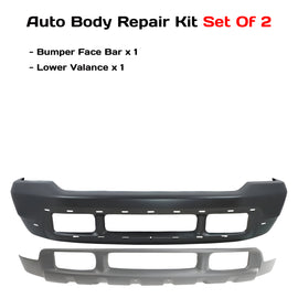 1999-2004 Ford F-250 Super Duty and 350 Front Bumper Primed & Valance Textured Kit  | OEM Fit