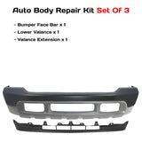 Replacement 1999–2004 Ford F-250 Super Duty & F-350 Front Bumper & Valance Kit, Primed/Textured, OEM Fit