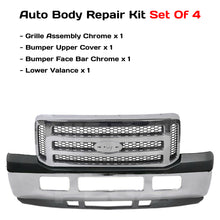 Load image into Gallery viewer, 2005-2007 Ford F-250 F-350 Super Duty Front Bumper Grille &amp; Brackets Kit | OEM Fit