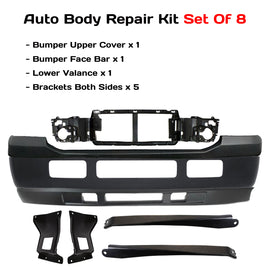 2005-2007 Ford F-250 F-350 Super Duty Front Bumper Steel & Brackets Kit | OEM Fit