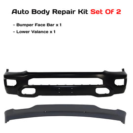 2019-2024 Ram 1500 Front Bumper Face Bar Primed Steel & Valance Textured Kit | OEM Fit