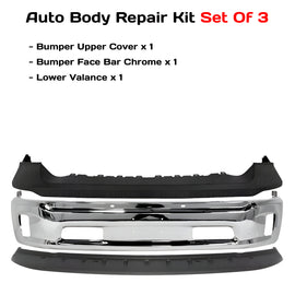 2013-2018 Ram 1500 & 2019-2022 Ram 1500 Classic Front Bumper Chrome & Valance & Bumper Cover Kit | OEM Fit