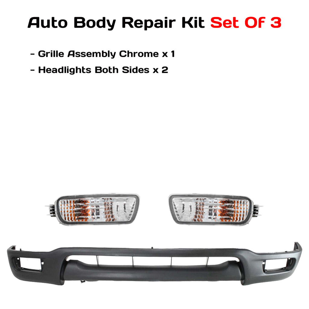 2001-2004 Toyota Tacoma Lower Valance & Turn signal Lights Kit | OEM Fit