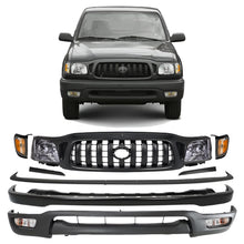 Load image into Gallery viewer, 2001-2004 Toyota Tacoma Front Bumper Primed Steel &amp; Headlight Assembly Kit | OEM Fit