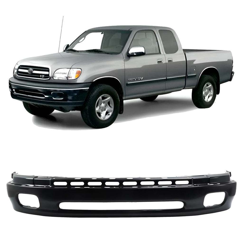 Front Bumper Black Steel 2000-2006 Toyota Tundra