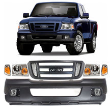 Load image into Gallery viewer, 2006-2007 Ford Ranger Front Bumper Cover Paintable with Grille Assembly Kit | OEM Fit