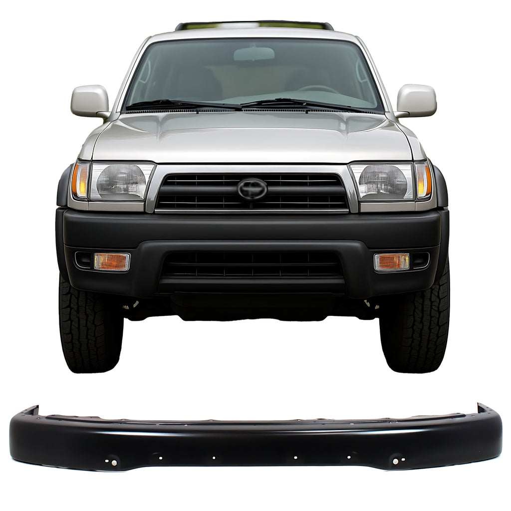 1999-2002 Toyota 4Runner Front Bumper Painted Black Steel | OEM Fit