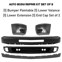 Load image into Gallery viewer, Front Bumper Primed &amp; Fog Lights Set For 2007-2013 Chevrolet Silverado 1500