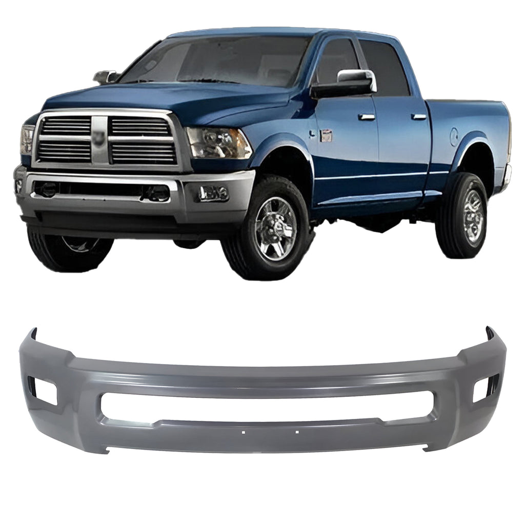 Front Bumper Gray Steel 2011-2018 Ram 2500 3500