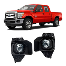 Load image into Gallery viewer, Front Fog light W/ Bulbs Chrome For 2011-2016 Ford F-250 Super Duty and 350