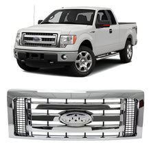 Load image into Gallery viewer, Front Grille Assembly Chrome Plastic For 2009-2014 Ford F-150