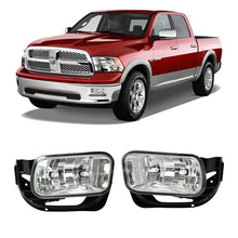 Load image into Gallery viewer, Front Fog Lights W/Bulbs For 2009-2012 Ram 1500 2010-2018 Dodge Ram 2500 3500