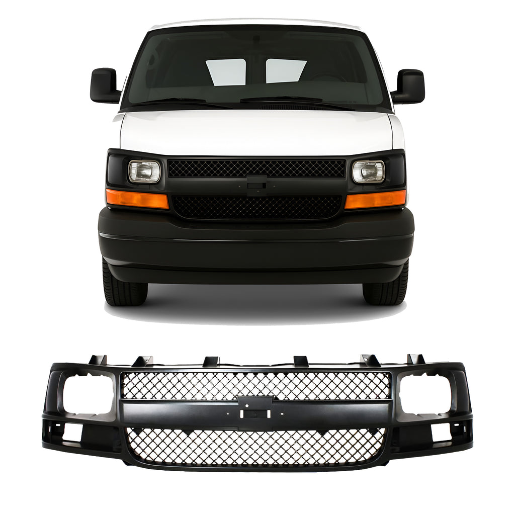 Front Grille Assembly 2003–2023 Chevrolet Express 1500 2500 3500 4500 | OEM Fit