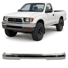 Load image into Gallery viewer, 1995-1997 Toyota Tacoma Front Bumper Chrome Steel | OEM Fit