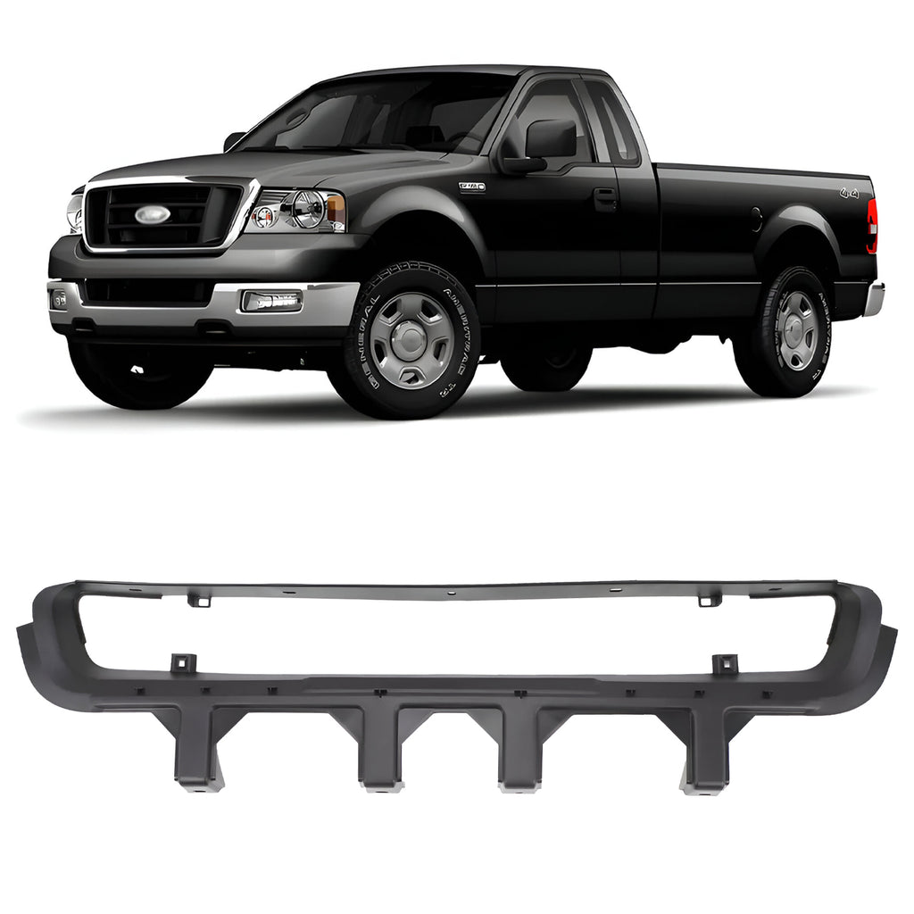 Front Grille Trim Textured Black Plastic For 2004-2005 Ford F-150 Truck