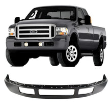 Load image into Gallery viewer, Front Bumper Black Steel 2005-2007 Ford F-250 Super Duty