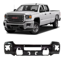 Load image into Gallery viewer, Front Bumper Black Steel 2015-2019 GMC Sierra 2500 HD Sierra 3500 HD