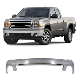 2007–2013 GMC Sierra 1500 Front Bumper Chrome Steel | OEM Fit