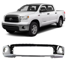 Load image into Gallery viewer, Front Bumper Face Bar Chrome Steel 2007-2013 Toyota Tundra