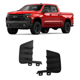 Front Bumper Trim Textured Black Plastic For 2019-2021 Chevrolet Silverado 1500