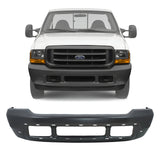 Front Bumper Face Bar Gray Steel For 1999-2004 Ford F-250 Super Duty