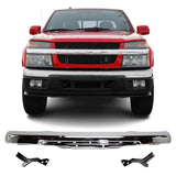 2004-2012 Chevrolet Colorado GMC Canyon Isuzu i-280 i-290 i-350 i-370 Front Bumper Chrome Steel | OEM Fit
