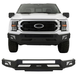 2021-2023 Ford F-150 Front Bumper Textured Steel | OEM Fit