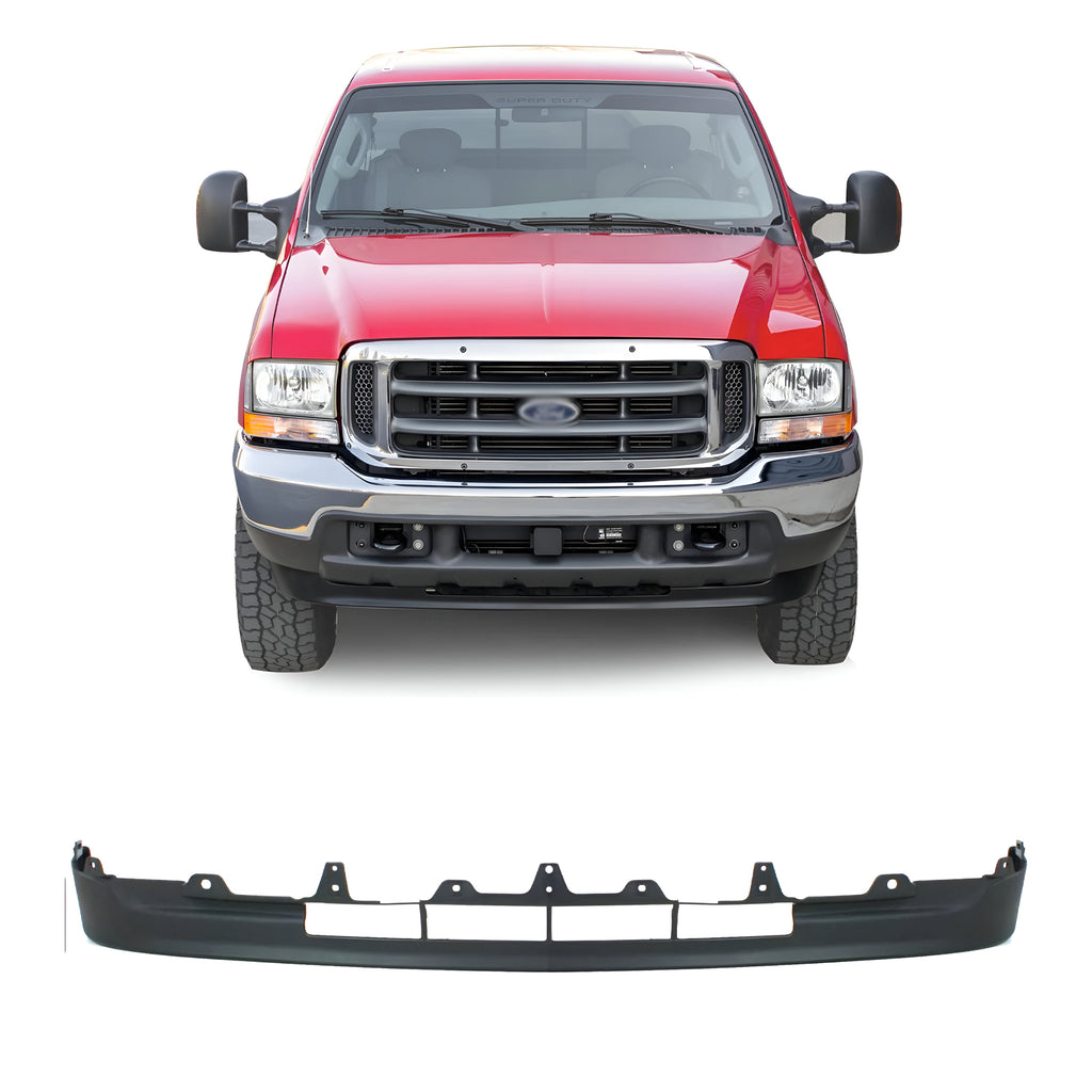 Front Lower Valance Extension Textured Plastic For 1999-2004 Ford F-250 Super Duty