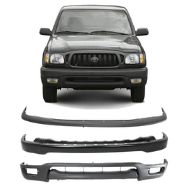 2001-2004 Toyota Tacoma Front Bumper Primed Steel & Bumper Filler Kit | OEM Fit