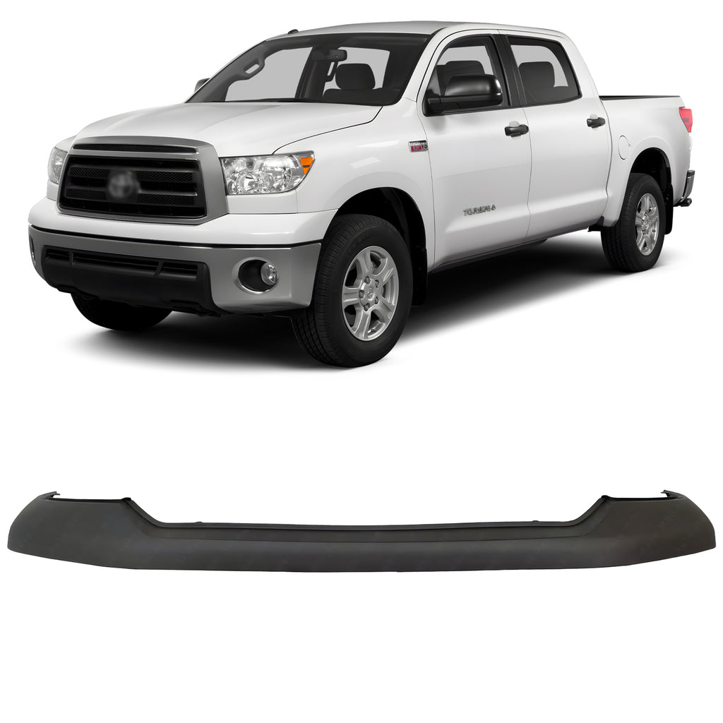 Front Bumper Upper Cover Paintable Plastic For 2010-2013 Toyota Tundra