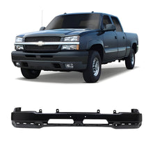 Load image into Gallery viewer, Front Bumper Face Bar Steel Black For 2003-2007 Chevrolet Silverado 1500