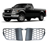 Front Bumper Grille Primed Gray For 2004-2005 Ford F-150 Truck