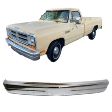 Load image into Gallery viewer, Front Bumper Chrome Steel 1986-1993 Dodge D150 D250 W150