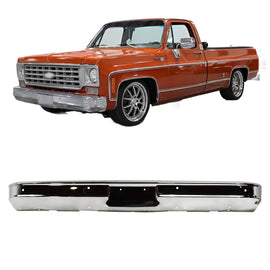1975–1980 Chevrolet C10 K10 Front Bumper Chrome Steel Kit | OEM Fit