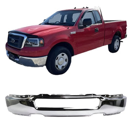 2004–2006 Ford F-150 Front Bumper Chrome Steel | OEM Fit