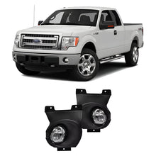 Load image into Gallery viewer, Front Fog Lights W/Bulbs Chrome For 2009-2014 Ford F-150