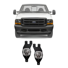 Load image into Gallery viewer, Front Fog Lights Chrome W/Bulbs For 1999-2004 Ford F-250 Super Duty