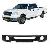 Front Bumper Black Steel 2006-2008 Ford F-150