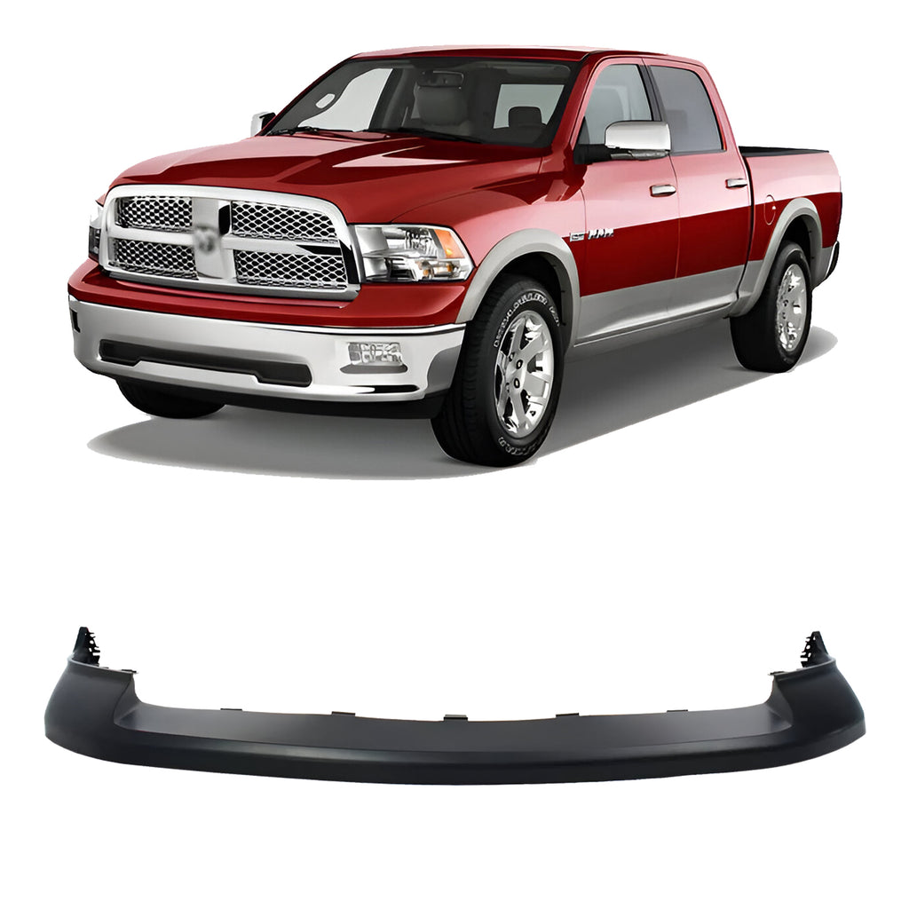 Front Bumper Upper Cover Primed Plastic For 2011-2012 Ram 1500 2009-2010 Dodge Ram 1500