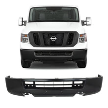 Load image into Gallery viewer, Front Bumper Black Steel 2012-2021 Nissan NV1500 NV2500 NV3500