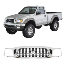 Load image into Gallery viewer, Front Grille Assembly Chrome Plastic Frame Black Insert For 2001-04 Toyota Tacoma