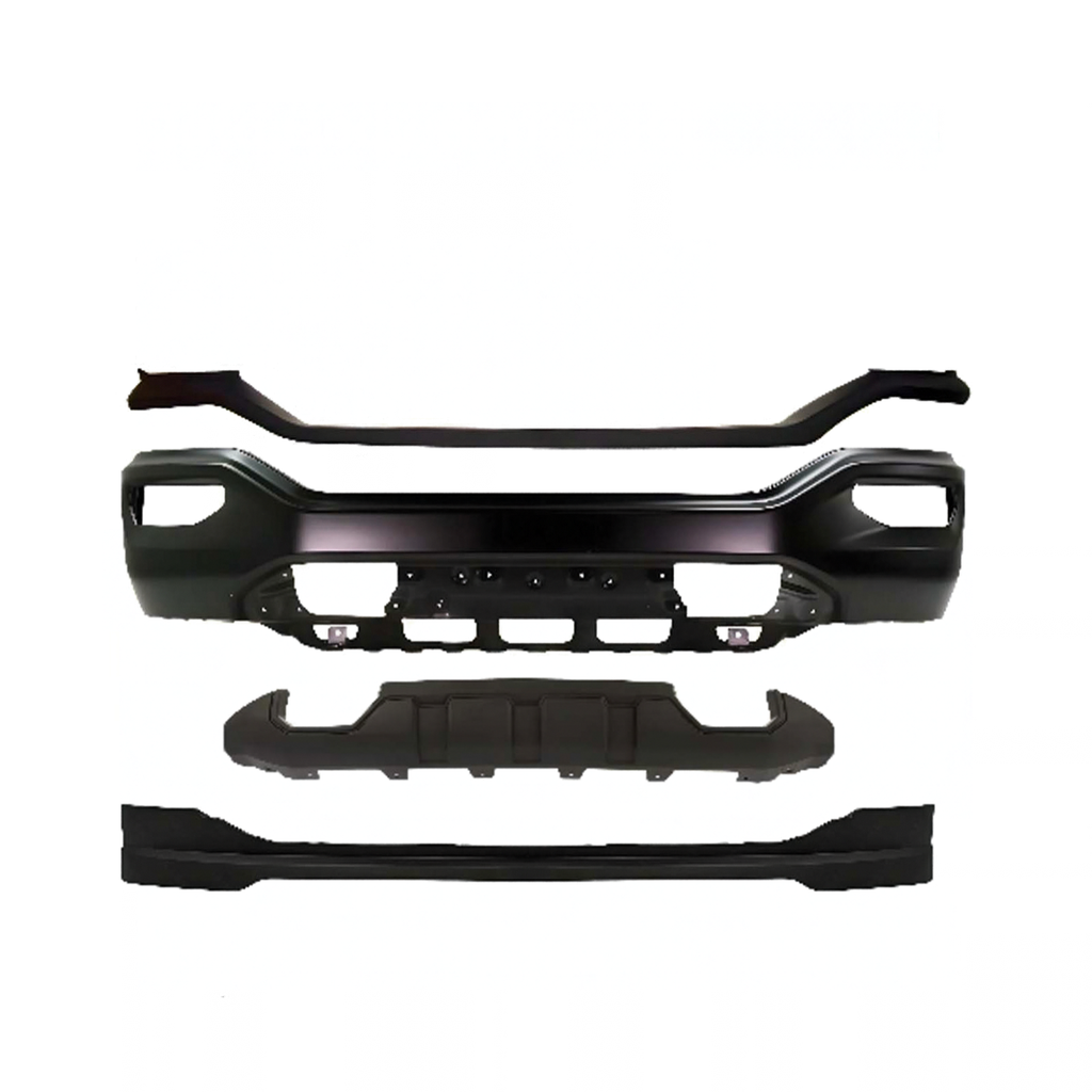 2016-2018 GMC Sierra 1500 Front Bumper Primed Steel & Valance Textured Kit | OEM Fit