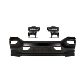 2016-2019 GMC Sierra 1500 Front Bumper Paintable Steel & Valance Textured Kit | OEM Fit