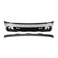 Load image into Gallery viewer, 2007-2013 GMC Sierra 1500 Front Bumper Chrome &amp; Valance Textured Kit   | OEM Fit
