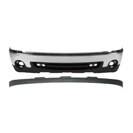 2007-2013 GMC Sierra 1500 Front Bumper Chrome & Valance Textured Kit   | OEM Fit
