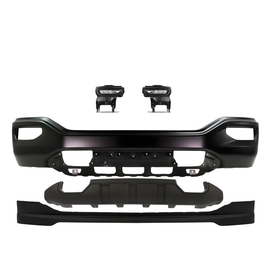 2016-2018 GMC Sierra 1500 Front Bumper Primed Steel & Fog Lights Assembly Kit | OEM Fit